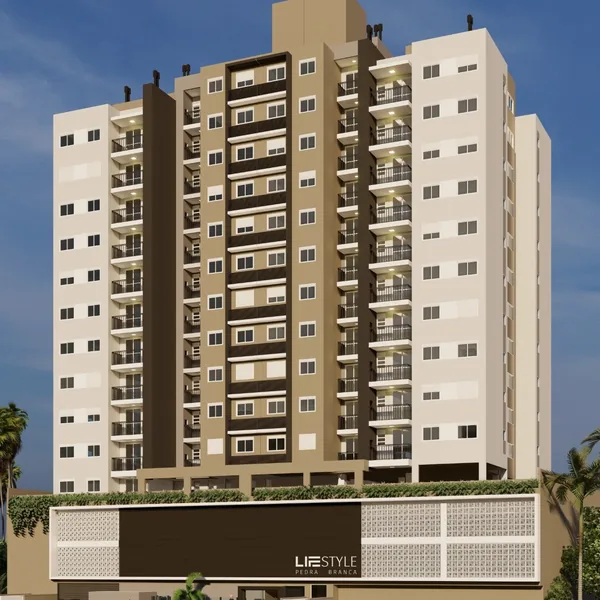 Fachada do Lifestyle, da Alcaenge, na Pedra Branca