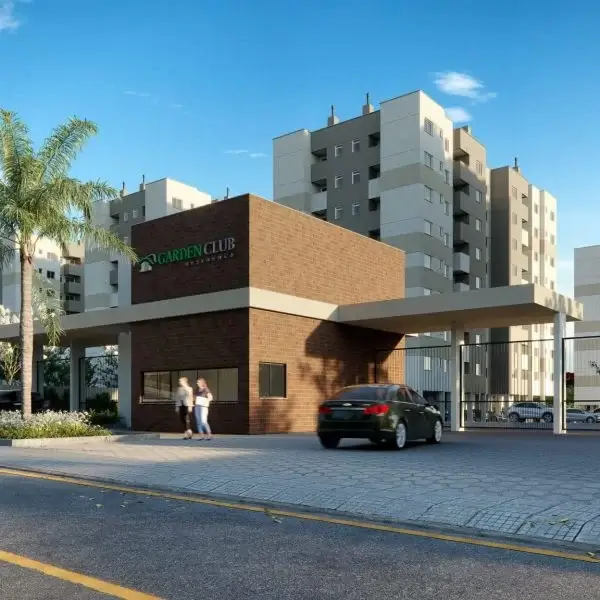 Garden Club Residence, condomínio completo localizado em Palhoça/SC, com apartamentos de 2 dormitórios e excelente área de lazer