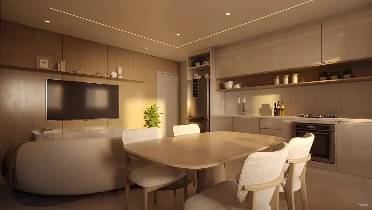 Apartamento 2 quartos com suíte do Grand Life Residence