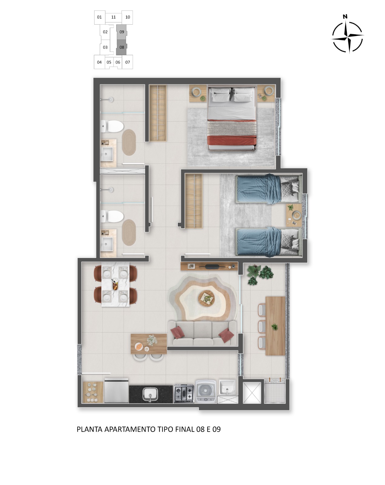 Pavimento Pilotis - Self Residence