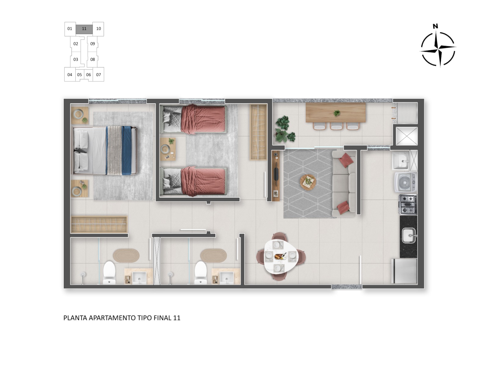Perspectiva - Self Residence