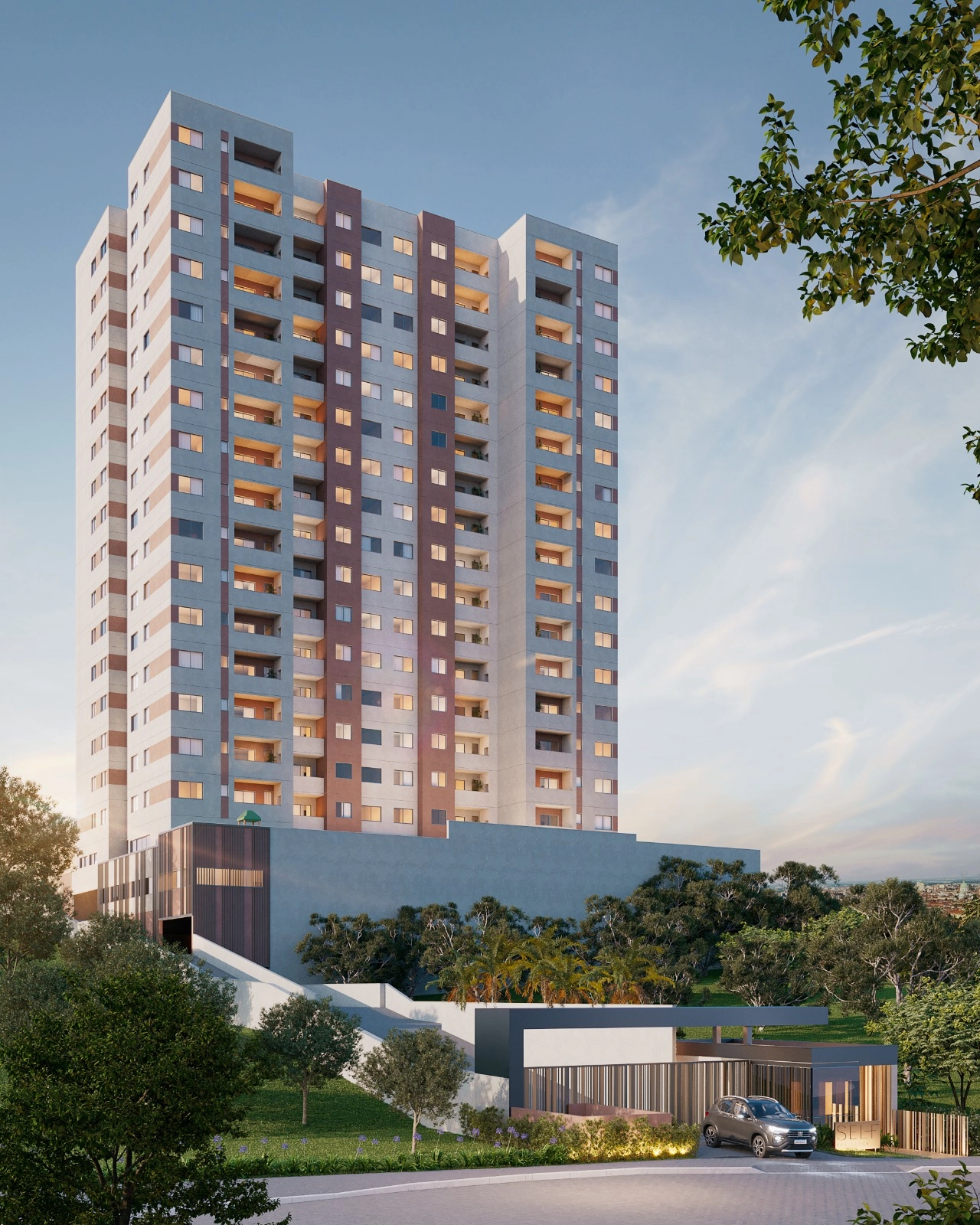 Self Residence, condomínio moderno com apartamentos compactos em Palhoça/SC